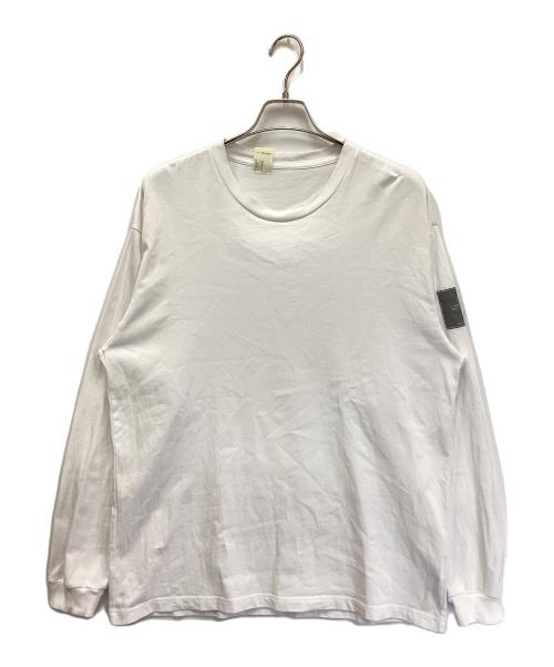N.HOOLYWOOD（エヌ ハリウッド）N.HOOLYWOOD (エヌ ハリウッド) 袖パッチLSカットソー ホワイト サイズ:40の古着・服飾アイテム