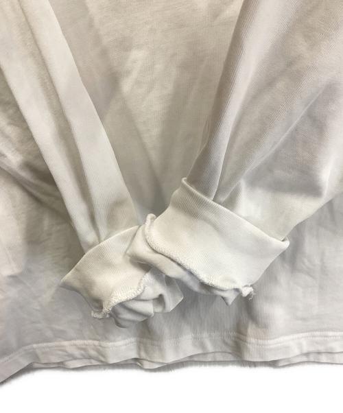 N.HOOLYWOOD（エヌ ハリウッド）N.HOOLYWOOD (エヌ ハリウッド) 袖パッチLSカットソー ホワイト サイズ:40の古着・服飾アイテム