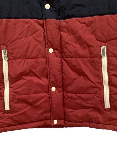 eYe COMME des GARCONS JUNYAWATANABE MAN（アイ コム デ ギャルソン ジュンヤ ワタナベ マン）eYe COMME des GARCONS JUNYAWATANABE MAN (アイ コム デ ギャルソン ジュンヤ ワタナベ マン) 中綿フーディージャケット レッド×ブラウン サイズ:Mの古着・服飾アイテム