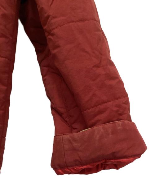 eYe COMME des GARCONS JUNYAWATANABE MAN（アイ コム デ ギャルソン ジュンヤ ワタナベ マン）eYe COMME des GARCONS JUNYAWATANABE MAN (アイ コム デ ギャルソン ジュンヤ ワタナベ マン) 中綿フーディージャケット レッド×ブラウン サイズ:Mの古着・服飾アイテム