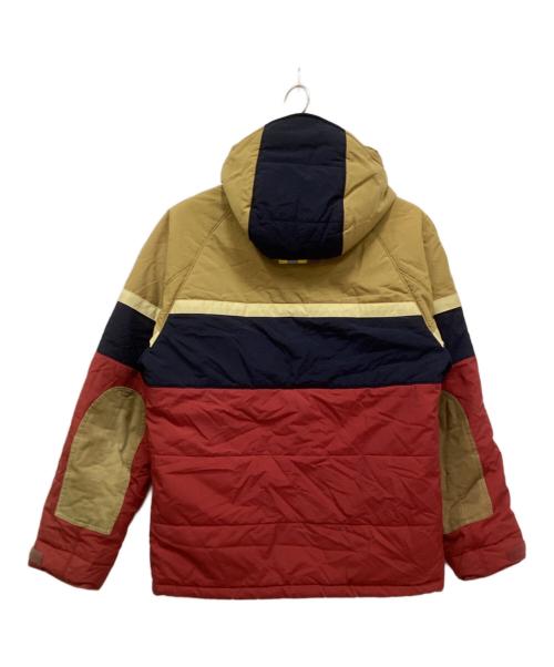 eYe COMME des GARCONS JUNYAWATANABE MAN（アイ コム デ ギャルソン ジュンヤ ワタナベ マン）eYe COMME des GARCONS JUNYAWATANABE MAN (アイ コム デ ギャルソン ジュンヤ ワタナベ マン) 中綿フーディージャケット レッド×ブラウン サイズ:Mの古着・服飾アイテム