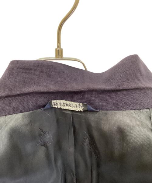 Burberry's（バーバリー）Burberry's (バーバリー) ロゴ刻印ボタンダブルジャケット ネイビー サイズ:表記無しの古着・服飾アイテム