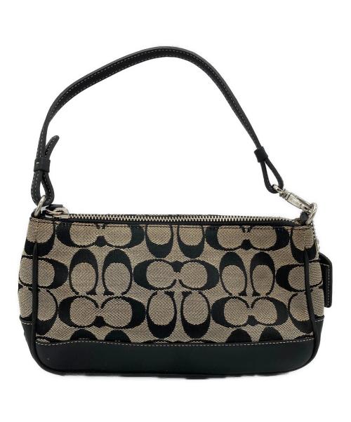 COACH（コーチ）COACH (コーチ) シグネチャーハンドバッグ ベージュの古着・服飾アイテム