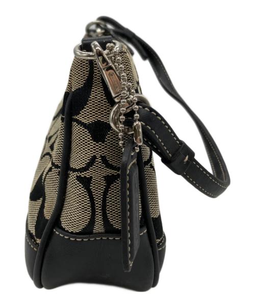 COACH（コーチ）COACH (コーチ) シグネチャーハンドバッグ ベージュの古着・服飾アイテム