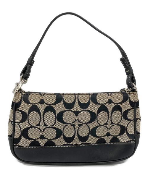 COACH（コーチ）COACH (コーチ) シグネチャーハンドバッグ ベージュの古着・服飾アイテム