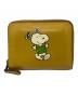 COACH (コーチ) PEANUTS (ピーナッツ) ラウンドジップウォレット イエロー：5000円