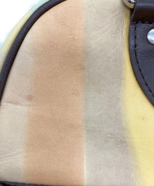 JACQUES LE CORRE（ジャックルコー）JACQUES LE CORRE (ジャックルコー) リスボンレザーミニ2wayボストンバッグ ベージュの古着・服飾アイテム