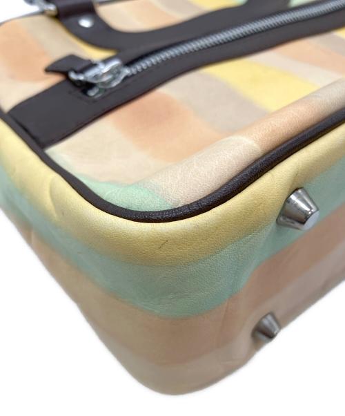 JACQUES LE CORRE（ジャックルコー）JACQUES LE CORRE (ジャックルコー) リスボンレザーミニ2wayボストンバッグ ベージュの古着・服飾アイテム