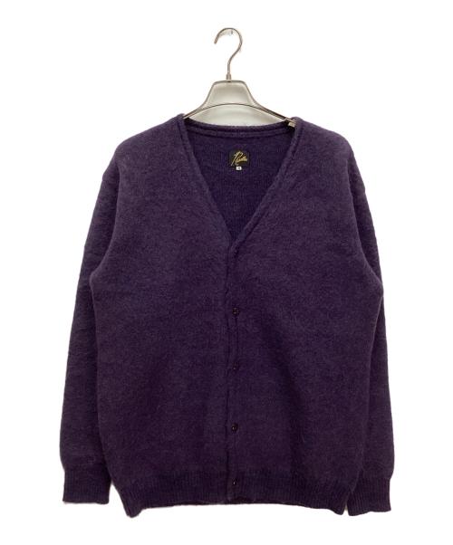 Needles（ニードルズ）Needles (ニードルズ) Mohair Cardigan(モヘヤカーディガン) パープル サイズ:Mの古着・服飾アイテム
