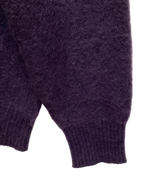 Needles（ニードルズ）Needles (ニードルズ) Mohair Cardigan(モヘヤカーディガン) パープル サイズ:Mの古着・服飾アイテム