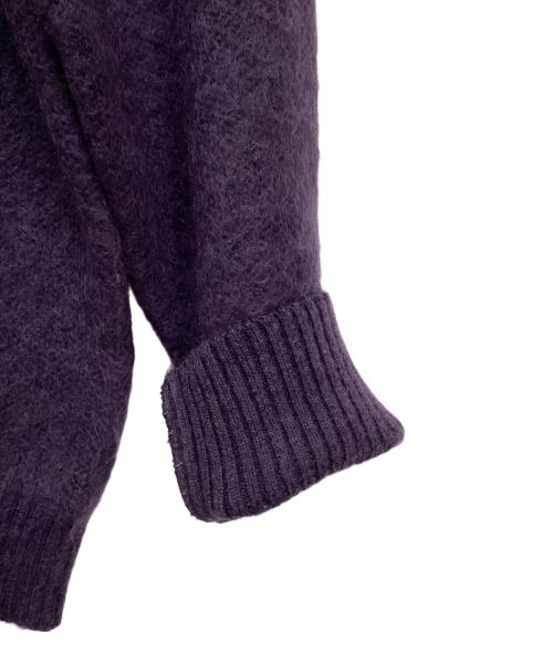 Needles（ニードルズ）Needles (ニードルズ) Mohair Cardigan(モヘヤカーディガン) パープル サイズ:Mの古着・服飾アイテム