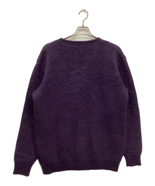 Needles（ニードルズ）Needles (ニードルズ) Mohair Cardigan(モヘヤカーディガン) パープル サイズ:Mの古着・服飾アイテム