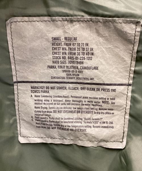 US ARMY（ユーエスアーミー）US ARMY (ユーエスアーミー) ECWCS GEN1 後期 ゴアジャケット グリーン サイズ:Sの古着・服飾アイテム