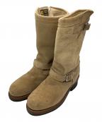 CHIPPEWAチペワ）の古着「エンジニアブーツ」｜ベージュ