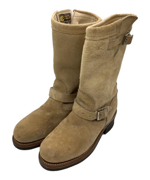 CHIPPEWA（チペワ）CHIPPEWA (チペワ) エンジニアブーツ ベージュ サイズ:US6.5の古着・服飾アイテム