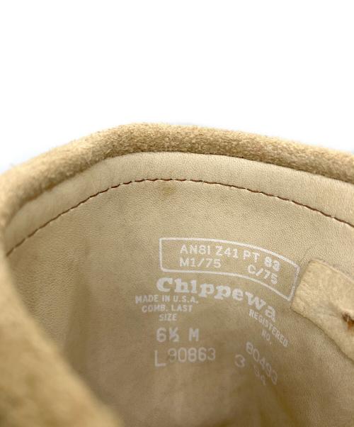 CHIPPEWA（チペワ）CHIPPEWA (チペワ) エンジニアブーツ ベージュ サイズ:US6.5の古着・服飾アイテム