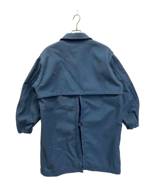KUON（クオン）KUON (クオン) ボンディングステンカラーコート スカイブルー サイズ:Mの古着・服飾アイテム