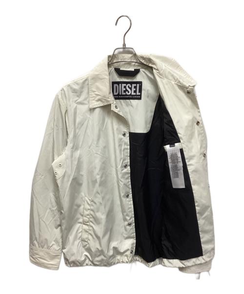 DIESEL（ディーゼル）DIESEL (ディーゼル) コーチジャケット アイボリー サイズ:Mの古着・服飾アイテム