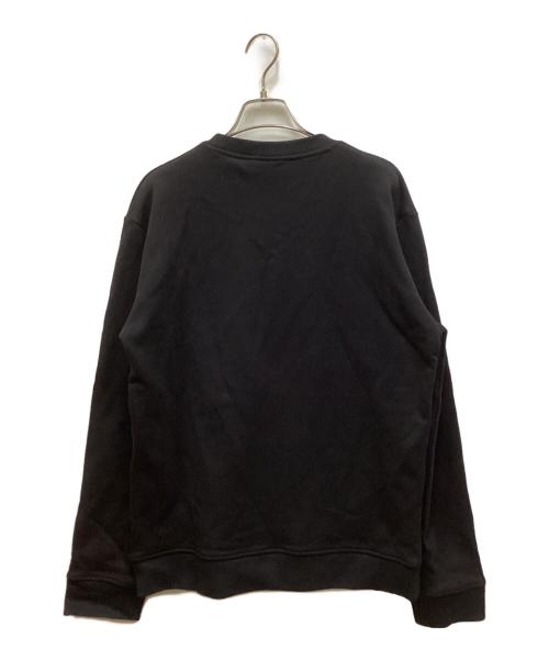 N°21（ヌメロヴェントゥーノ）N°21 (ヌメロヴェントゥーノ) エンブロイダリークルーネックスウェット ブラック サイズ:Mの古着・服飾アイテム