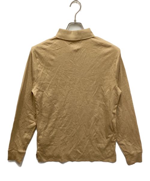 POLO RALPH LAUREN（ポロ・ラルフローレン）POLO RALPH LAUREN (ポロ・ラルフローレン) 長袖ポロシャツ ベージュ サイズ:Sの古着・服飾アイテム