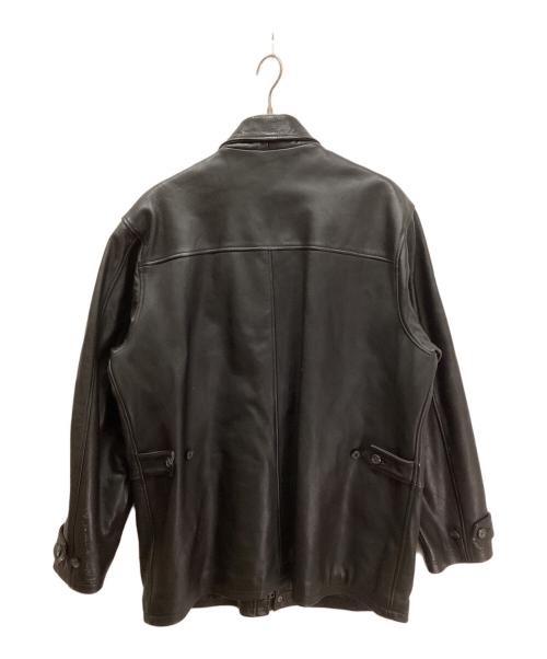 POLO SPORT（ポロスポーツ）POLO SPORT (ポロスポーツ) レザーカーコート ブラック サイズ:Lの古着・服飾アイテム