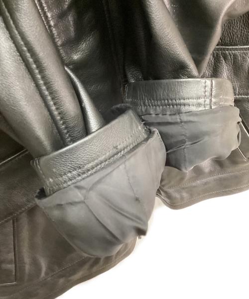 POLO SPORT（ポロスポーツ）POLO SPORT (ポロスポーツ) レザーカーコート ブラック サイズ:Lの古着・服飾アイテム