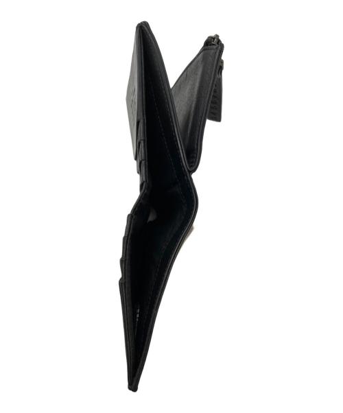 Maison Margiela（メゾンマルジェラ）Maison Margiela (メゾンマルジェラ) フォールデッドレザーウォレット ブラックの古着・服飾アイテム