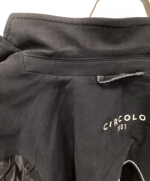 CIRCOLO 1901（チルコロ1901）Circolo 1901 (チルコロ1901) 2B コットンストレッチジャケット ブラック サイズ:48の古着・服飾アイテム
