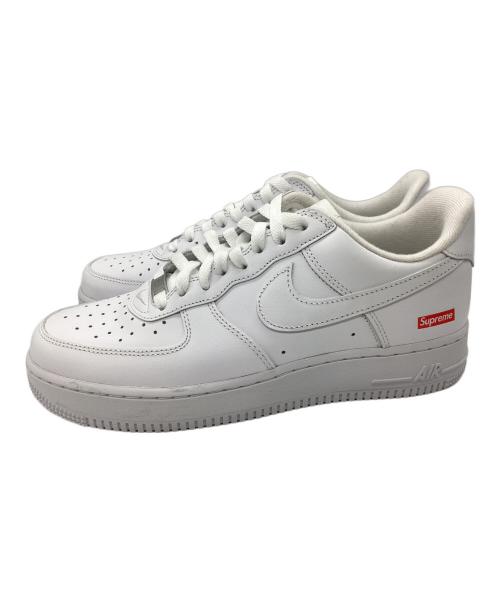 NIKE（ナイキ）NIKE (ナイキ) SUPREME (シュプリーム) Air Force 1 Low/エアフォースワン ローカットスニーカー ホワイト サイズ:26cmの古着・服飾アイテム