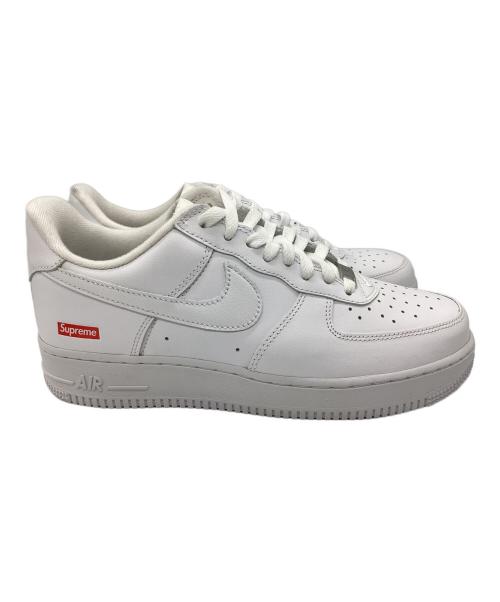 NIKE（ナイキ）NIKE (ナイキ) SUPREME (シュプリーム) Air Force 1 Low/エアフォースワン ローカットスニーカー ホワイト サイズ:26cmの古着・服飾アイテム