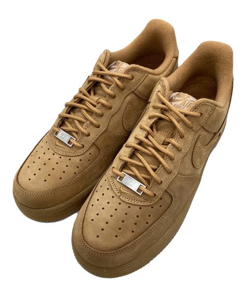 NIKE（ナイキ）NIKE (ナイキ) Supreme (シュプリーム) AIR FORCE 1 '07 Flax/Wheat／エアフォースワンローカットスニーカー ベージュ サイズ:26cmの古着・服飾アイテム