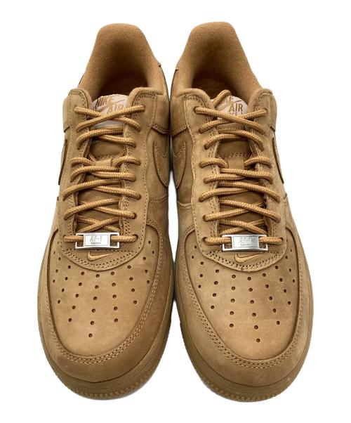 NIKE（ナイキ）NIKE (ナイキ) Supreme (シュプリーム) AIR FORCE 1 '07 Flax/Wheat／エアフォースワンローカットスニーカー ベージュ サイズ:26cmの古着・服飾アイテム