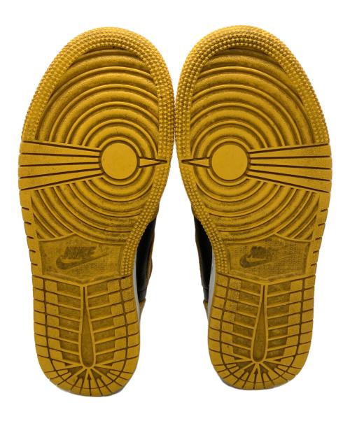 NIKE（ナイキ）NIKE (ナイキ) GS AIR JORDAN 1 RETRO スニーカー イエロー サイズ:24.5㎝の古着・服飾アイテム