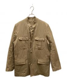 USED（ユーズド）の古着「コットンリネンジャケット」｜ブラウン