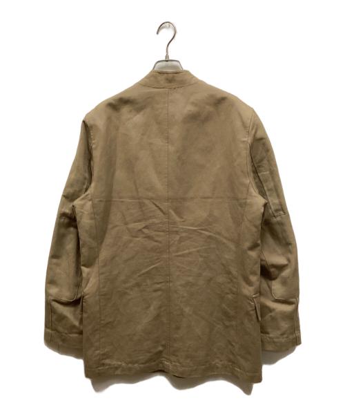 USED（ユーズド）USED (ユーズド) コットンリネンジャケット ブラウン サイズ:46の古着・服飾アイテム