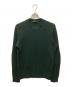 PRADA（プラダ）の古着「15AW Cashmere elbow patch knit/カシミヤ混エルボーパッチニット」｜グリーン