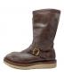 foot the coacher (フットザコーチャー) エンジニアブーツ ブラウン サイズ:８1/2：16000円