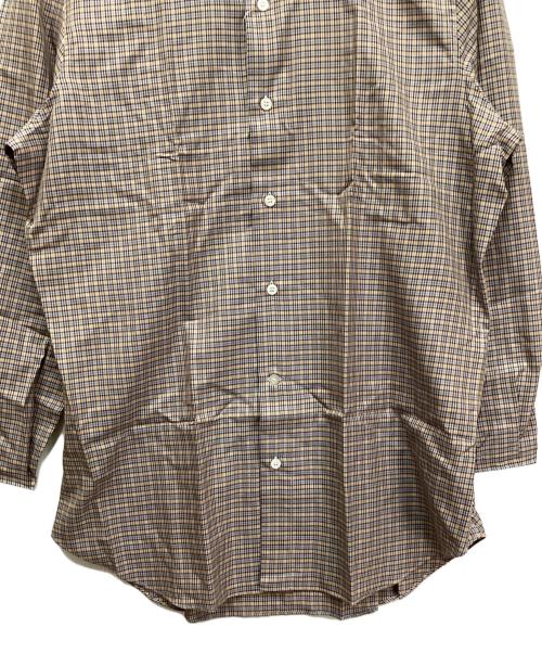 FRAY（フライ）FRAY (フライ) ワイドカラーシャツ ブラウン サイズ:38 未使用品の古着・服飾アイテム