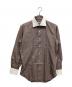 FRAY（フライ）の古着「ワイドカラーシャツ」｜ブラウン