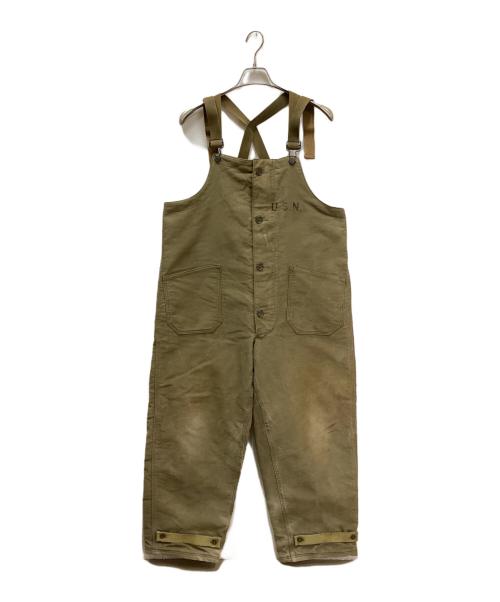 NAVY DEPARTMENT（ネイビーデパートメント）NAVY DEPARTMENT (ネイビーデパートメント) オーバーオールデッキパンツ カーキ サイズ:Mの古着・服飾アイテム