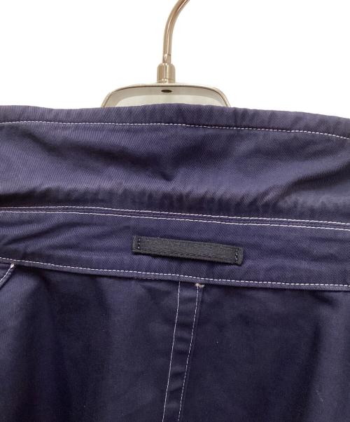 COMME des GARCONS HOMME（コムデギャルソン オム）COMME des GARCONS HOMME (コムデギャルソン オム) ステッチロングコート ネイビー サイズ:Mの古着・服飾アイテム