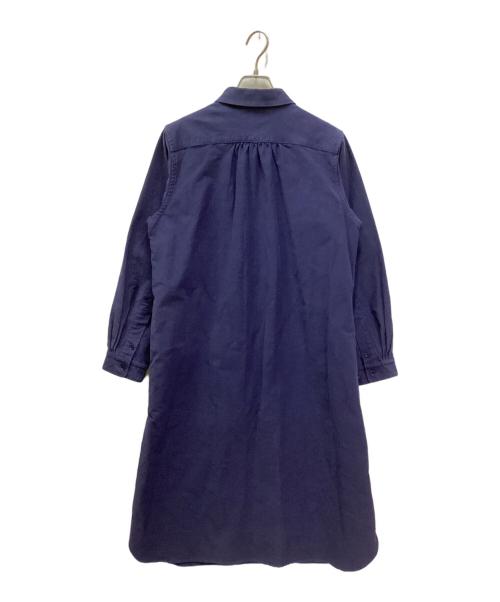 PINK HOUSE（ピンクハウス）PINK HOUSE (ピンクハウス) パッチワークシャツワンピース ネイビー サイズ:表記無しの古着・服飾アイテム