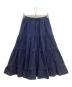 tricot COMME des GARCONS（トリココムデギャルソン）の古着「ティアードフレアロングスカート」｜インディゴ