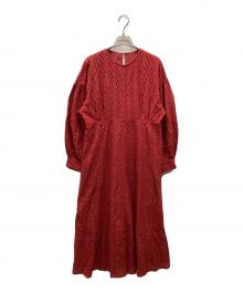 freada（フリーダ）の古着「インドシフリワンピース」｜レッド