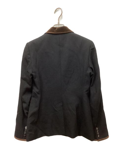 RALPH LAUREN（ラルフローレン）RALPH LAUREN (ラルフローレン) ベロアカラーウールジャケット ネイビー サイズ:4の古着・服飾アイテム