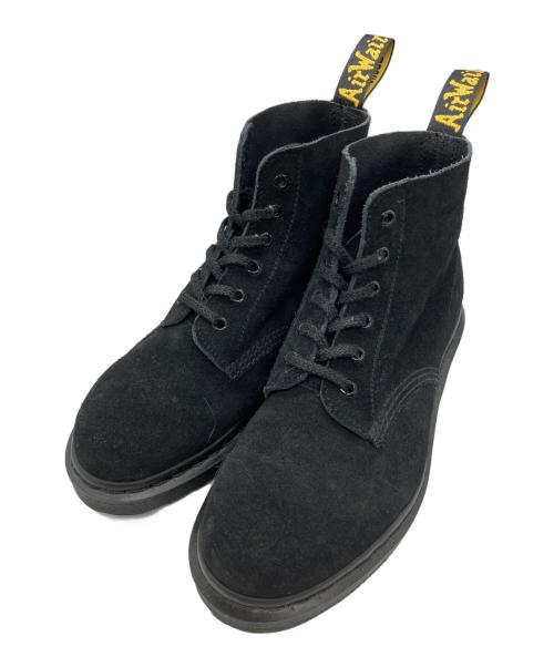 Dr.Martens（ドクターマーチン）Dr.Martens (ドクターマーチン) 101 MONO/モノ6ホールスエードブーツ ブラック サイズ:UK7の古着・服飾アイテム