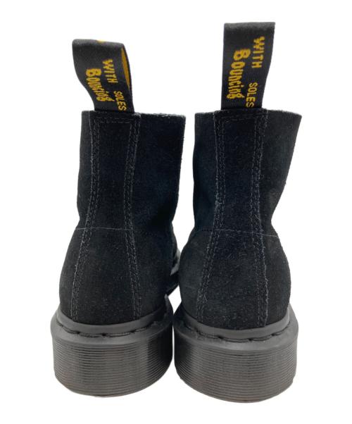 Dr.Martens（ドクターマーチン）Dr.Martens (ドクターマーチン) 101 MONO/モノ6ホールスエードブーツ ブラック サイズ:UK7の古着・服飾アイテム