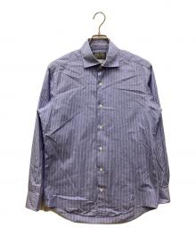 五大陸×THOMAS MASON（ゴタイリク×トーマスメイソン）の古着「ストライプドレスシャツ」｜ブルー