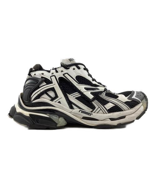 BALENCIAGA（バレンシアガ）BALENCIAGA (バレンシアガ) RUNNER/ランナー スニーカー ホワイト×ブラック サイズ:27.5cmの古着・服飾アイテム