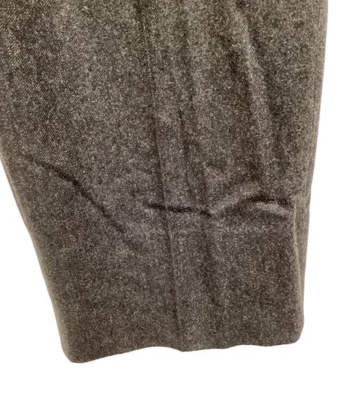 COMME des GARCONS HOMME（コムデギャルソン オム）COMME des GARCONS HOMME (コムデギャルソン オム) モヘヤブレンドタックウールパンツ ブラウン サイズ:Mの古着・服飾アイテム
